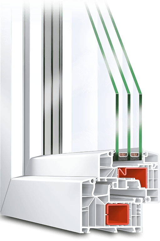 La fenêtre en PVC IDEAL 8000S