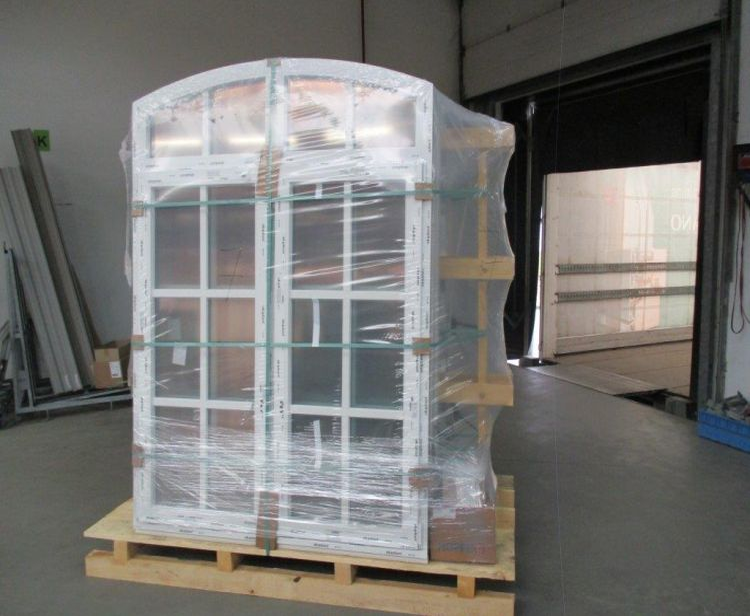 Fenêtres en PVC emballées