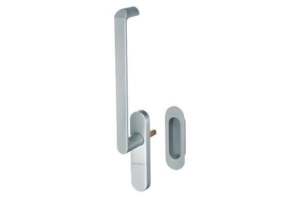 Poignée standard aluminium blanc