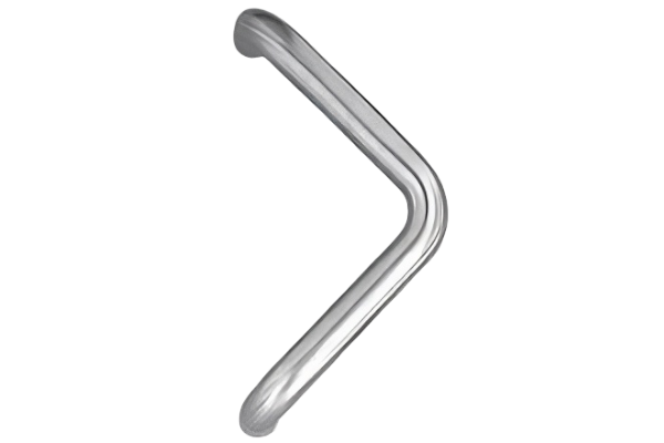 Poignée battante triangulaire Aluminium argent