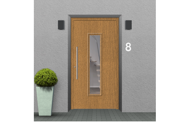 Portes d'entrée bois chêne