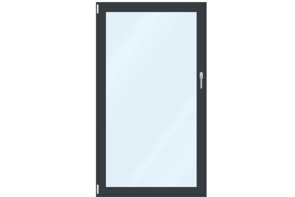  Portes-fenêtres PVC gris anthracite