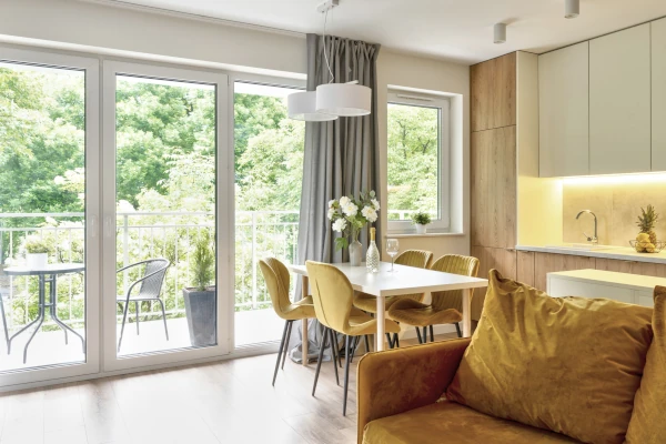 Porte-fenêtre PVC blanche