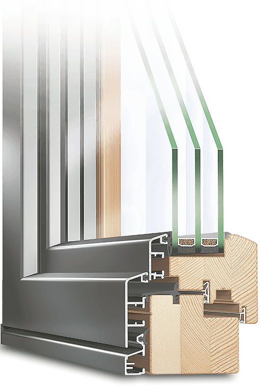 Le Profilé ECO IDEALU pour Fenêtres en Bois-Aluminium