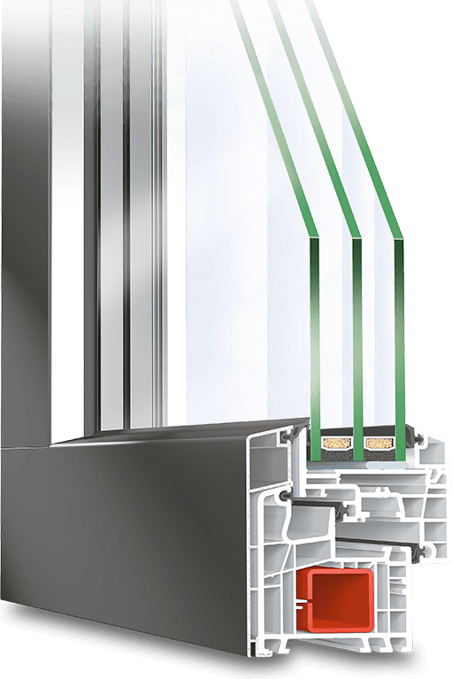 La fenêtre mixte en PVC-Aluminium TwinSet View